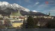 Archiviertes Webcam Bild: Stadtplatz in Hall in Tirol am 26 Feb 2026 um 13:25 Uhr