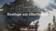 Archived webcam image showing Obertauern - View Hotel Schneider on 26 Feb 2026 at 14:32