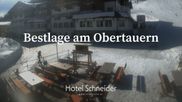 Archived webcam image showing Obertauern - View Hotel Schneider on 26 Feb 2026 at 10:32