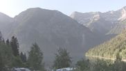 Archived webcam image showing View to Plansee on 29 May 2026 at 07:28