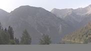 Archived webcam image showing View to Plansee on 14 Jul 2026 at 06:55