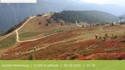 Archived webcam image showing Webcam Jochtal: View Hinterberg on 2 Oct 2026 at 10:51