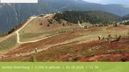 Archived webcam image showing Webcam Jochtal: View Hinterberg on 2 Oct 2026 at 12:51