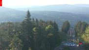 Archiviertes Webcam Bild: Aussichtsturm Špičák - Spitzberg am 12.07.2026 um 07:49 Uhr