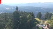 Archiviertes Webcam Bild: Aussichtsturm Špičák - Spitzberg am 12.07.2026 um 08:49 Uhr