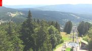 Archiviertes Webcam Bild: Aussichtsturm Špičák - Spitzberg am 12.07.2026 um 12:49 Uhr