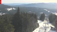 Archived webcam image showing Lookout Tower Špičák on 26 Feb 2026 at 10:17