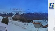 Archiviertes Webcam Bild: Panoramablick von der Mittelstation in Schöneben am 14.04.2026 um 06:45 Uhr