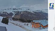 Archiviertes Webcam Bild: Panoramablick von der Mittelstation in Schöneben am 12.04.2026 um 20:46 Uhr