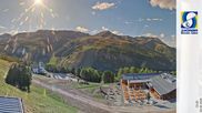 Archiviertes Webcam Bild: Panoramablick von der Mittelstation in Schöneben am 29.05.2026 um 18:35 Uhr