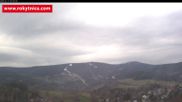 Archived webcam image showing Rokytnice, Valley Huťský potok on 13 Apr 2026 at 06:39