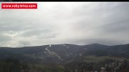 Archived webcam image showing Rokytnice, Valley Huťský potok on 13 Apr 2026 at 10:18