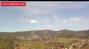 Archived webcam image showing Rokytnice, Valley Huťský potok on 28 Apr 2026 at 14:36
