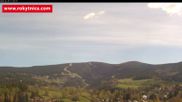 Archived webcam image showing Rokytnice, Valley Huťský potok on 28 Apr 2026 at 10:36
