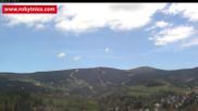 Archived webcam image showing Rokytnice, Valley Huťský potok on 28 Apr 2026 at 12:36