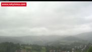 Archived webcam image showing Rokytnice, Valley Huťský potok on 12 Jun 2026 at 14:17
