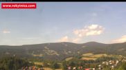 Archived webcam image showing Rokytnice, Valley Huťský potok on 27 Jun 2026 at 18:50