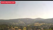 Archived webcam image showing Rokytnice, Valley Huťský potok on 27 Jun 2026 at 10:50