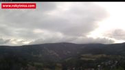 Archived webcam image showing Rokytnice, Valley Huťský potok on 6 Jul 2026 at 06:24