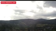 Archived webcam image showing Rokytnice, Valley Huťský potok on 6 Jul 2026 at 07:24