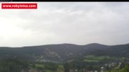 Archived webcam image showing Rokytnice, Valley Huťský potok on 26 Aug 2026 at 07:16