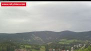 Archived webcam image showing Rokytnice, Valley Huťský potok on 26 Aug 2026 at 18:16