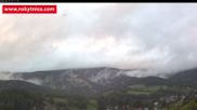 Archived webcam image showing Rokytnice, Valley Huťský potok on 25 Sep 2026 at 07:16