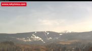 Archived webcam image showing Rokytnice, Valley Huťský potok on 27 Feb 2026 at 09:13