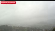 Archived webcam image showing Rokytnice, Valley Huťský potok on 10 Oct 2026 at 08:34