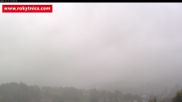 Archived webcam image showing Rokytnice, Valley Huťský potok on 10 Oct 2026 at 12:34
