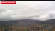 Archived webcam image showing Rokytnice, Valley Huťský potok on 25 Oct 2026 at 07:12