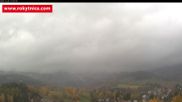 Archived webcam image showing Rokytnice, Valley Huťský potok on 26 Oct 2026 at 12:38