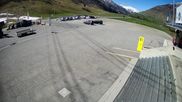 Archived webcam image showing Andermatt – Parking area Gemsstock Ropeway on 1 May 2026 at 10:58
