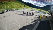 Archived webcam image showing Andermatt – Parking area Gemsstock Ropeway on 14 Jun 2026 at 18:50