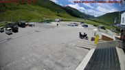 Archived webcam image showing Andermatt – Parking area Gemsstock Ropeway on 14 Jun 2026 at 12:50