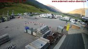 Archived webcam image showing Andermatt – Parking area Gemsstock Ropeway on 30 Jul 2026 at 07:10