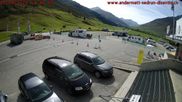 Archived webcam image showing Andermatt – Parking area Gemsstock Ropeway on 21 Sep 2026 at 14:15