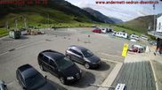 Archived webcam image showing Andermatt – Parking area Gemsstock Ropeway on 21 Sep 2026 at 10:15