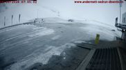 Archived webcam image showing Andermatt – Parking area Gemsstock Ropeway on 16 Mar 2026 at 07:32