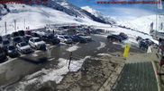 Archived webcam image showing Andermatt – Parking area Gemsstock Ropeway on 16 Mar 2026 at 10:32