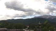 Archived webcam image showing View Garmisch cityhall on 14 Jun 2026 at 08:43