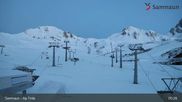 Archived webcam image showing Alp Trida towards Viderjoch on 15 May 2026 at 05:13