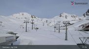 Archived webcam image showing Alp Trida towards Viderjoch on 15 May 2026 at 07:13