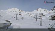 Archived webcam image showing Alp Trida towards Viderjoch on 15 May 2026 at 08:13
