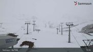 Archived webcam image showing Alp Trida towards Viderjoch on 15 May 2026 at 13:13