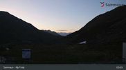Archived webcam image showing Alp Trida towards Viderjoch on 18 Jun 2026 at 05:04