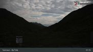 Archived webcam image showing Alp Trida towards Viderjoch on 1 Aug 2026 at 01:12