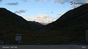 Archived webcam image showing Alp Trida towards Viderjoch on 25 Aug 2026 at 19:45