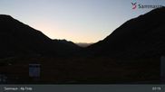 Archived webcam image showing Alp Trida towards Viderjoch on 16 Sep 2026 at 07:46