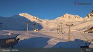 Archived webcam image showing Alp Trida towards Viderjoch on 26 Feb 2026 at 07:41